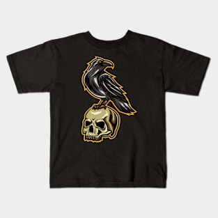 Crow's Skull Kids T-Shirt